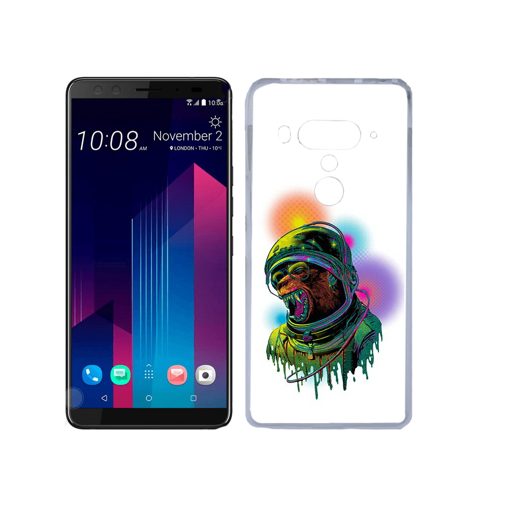 

Чехол MyPads Tocco для HTC U12+ медведь космонавт, Прозрачный, Tocco