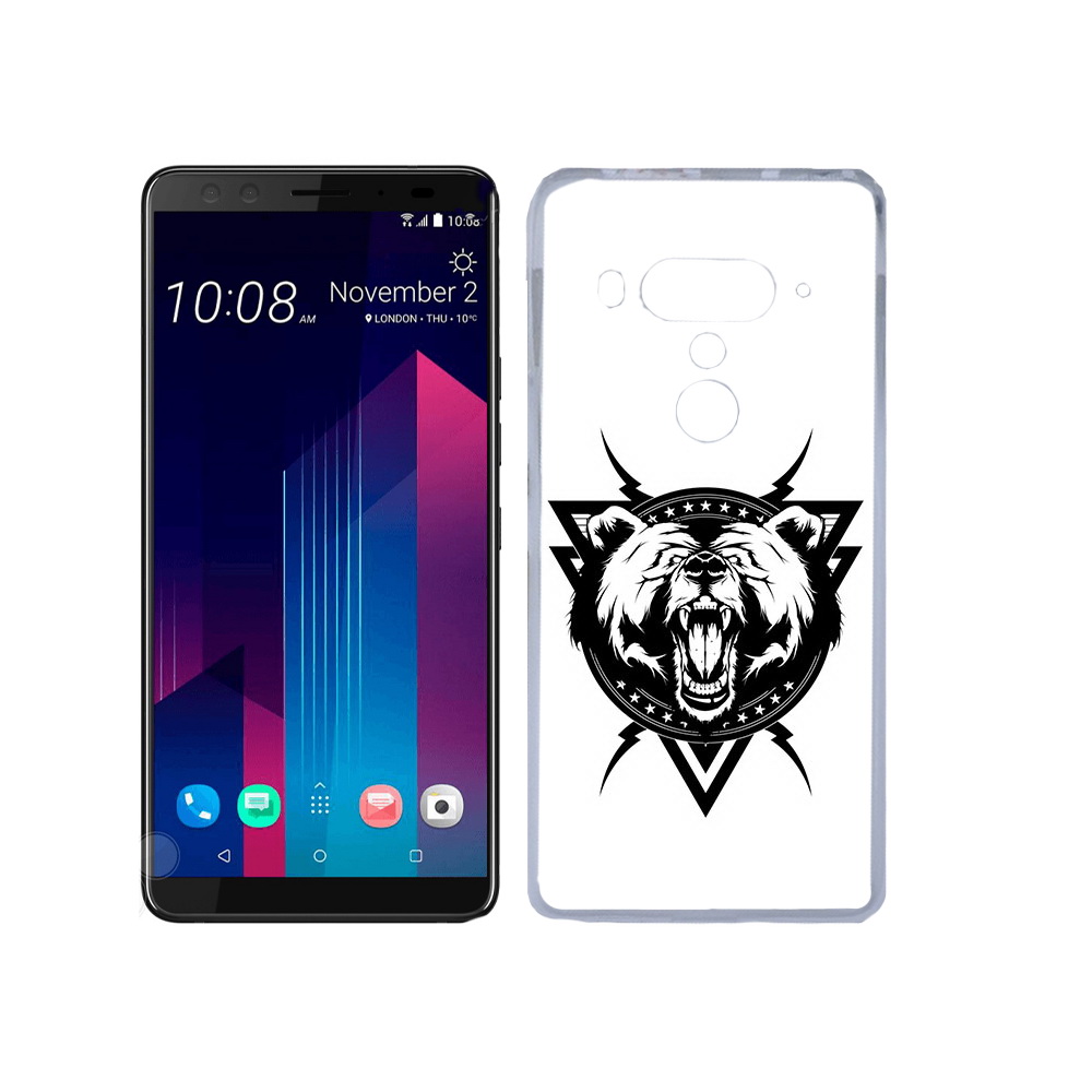 

Чехол MyPads Tocco для HTC U12+ медведь в треугольнике, Прозрачный, Tocco