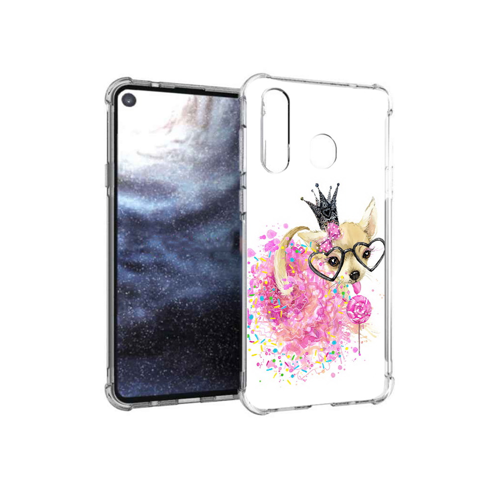 

Чехол MyPads Tocco для Samsung Galaxy A8s сладкая принцесса (PT124633.501.606), Прозрачный, Tocco