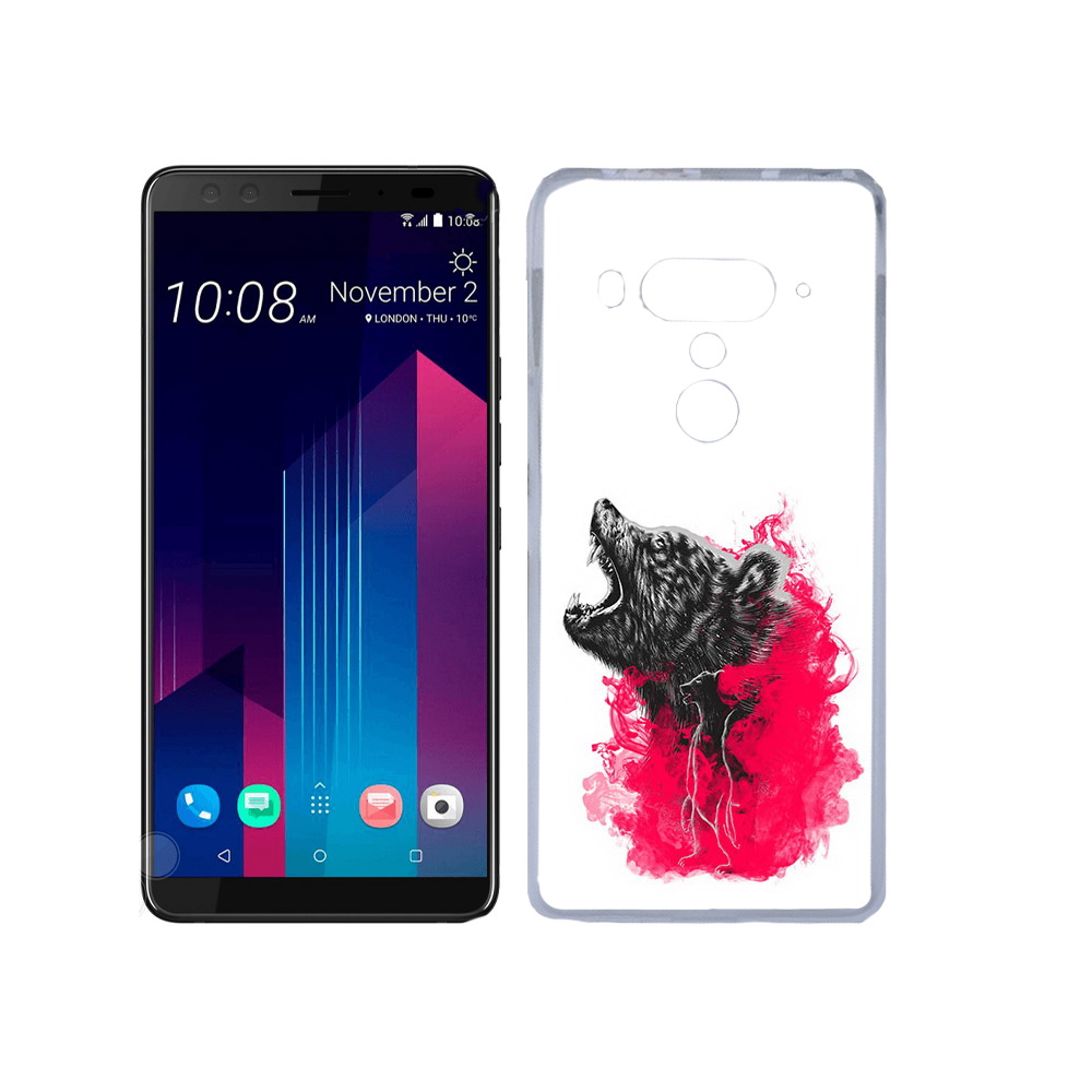 

Чехол MyPads Tocco для HTC U12+ медведь в дымке, Прозрачный, Tocco