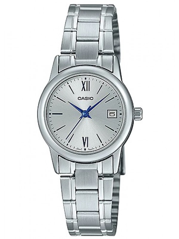 

Наручные часы женские Casio LTP-V002D-7B3 серебристые, LTP-V002D-7B3