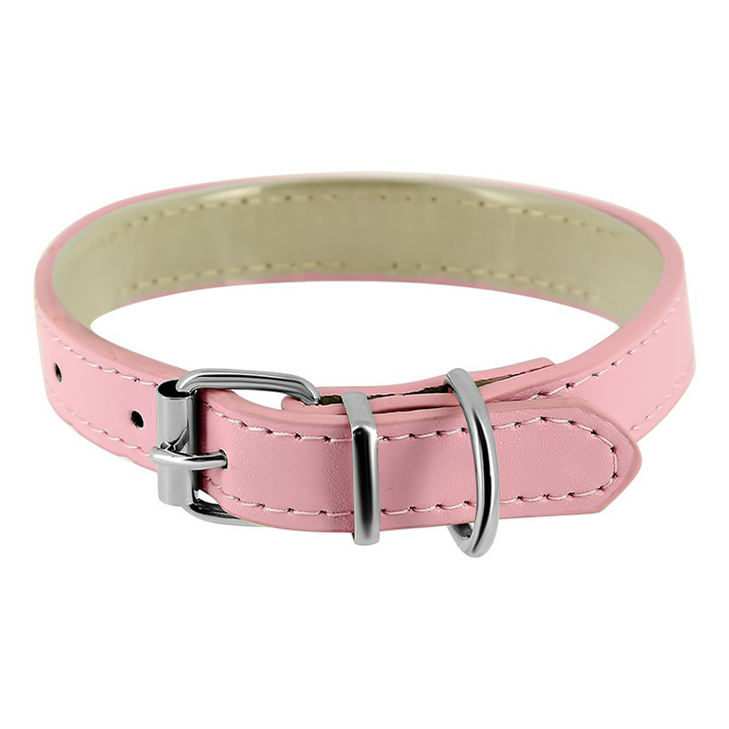 Ошейник для собак Lady Pink Basic розовый, размер XS