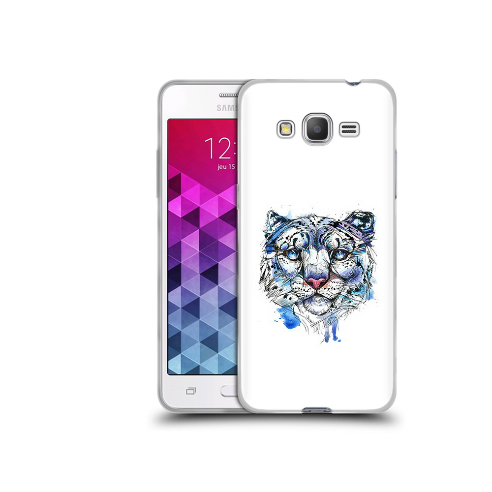 

Чехол MyPads Tocco для Samsung Galaxy Grand Prime водяной тигр, Прозрачный, Tocco