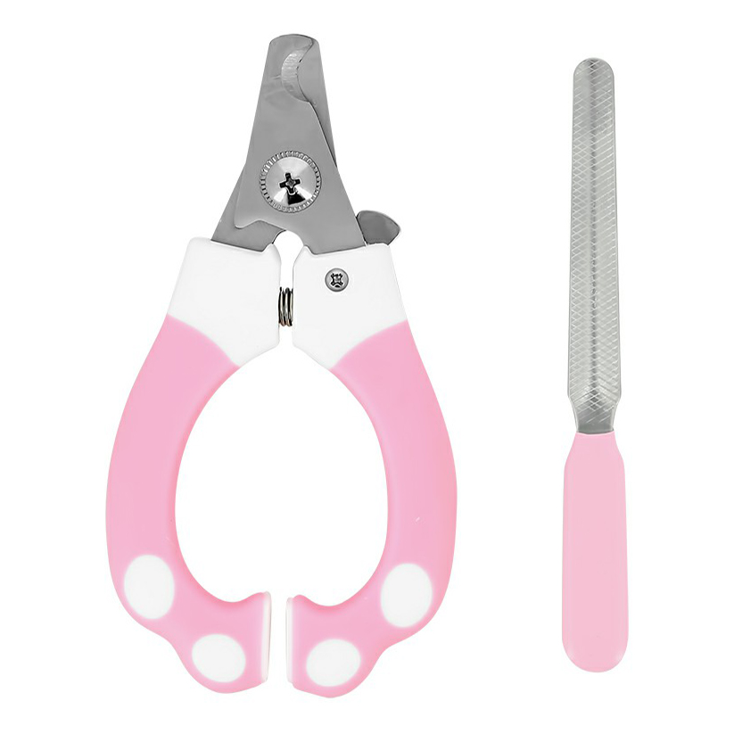 

Набор для груминга Lady Pink Basic для собак и кошек, 2 предмета, Розовый