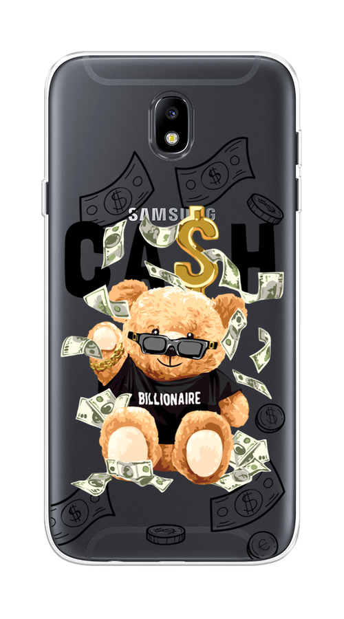 

Чехол на Samsung Galaxy J7 2017 "Big cash", Черный;серый;бежевый, 23150-6