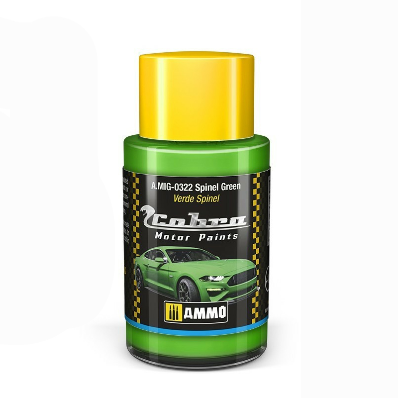 

Акриловая краска Ammo Mig Cobra Motor Шпинель зелный AMIG0322