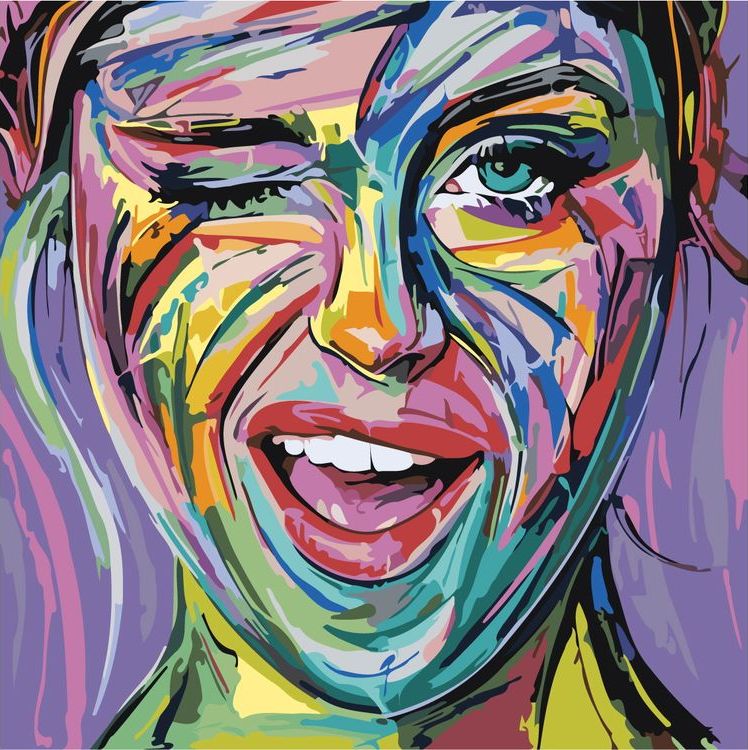 

Картина по номерам Живопись по Номерам Синие глаза, 40x40, Синие глаза