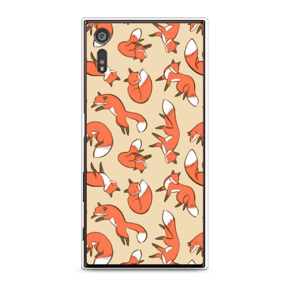 

Чехол Awog на Sony Xperia XZ "Лисички фон", Разноцветный, 51450-3