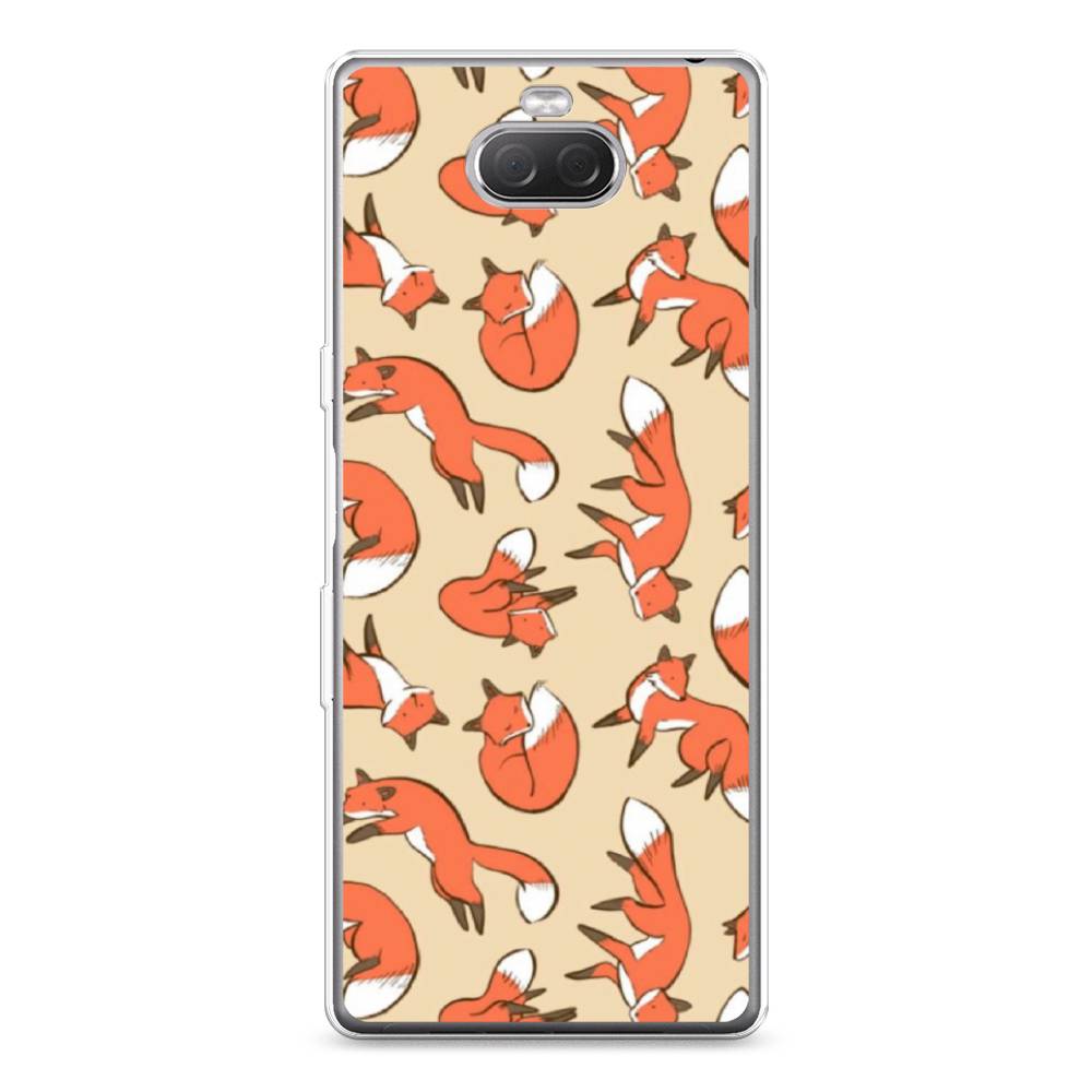 

Силиконовый чехол "Лисички фон" на Sony Xperia XA3 Ulta, 53950-3