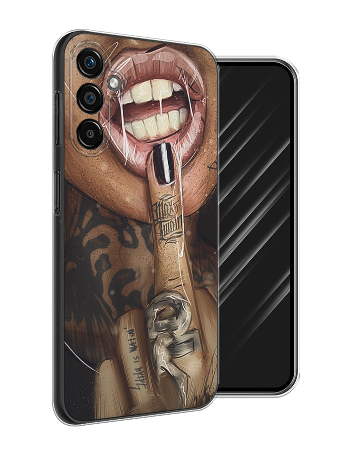 

Чехол Awog на Samsung Galaxy A25 5G "Девушка с татуировками", Бежевый;розовый;черный, 2108550-9