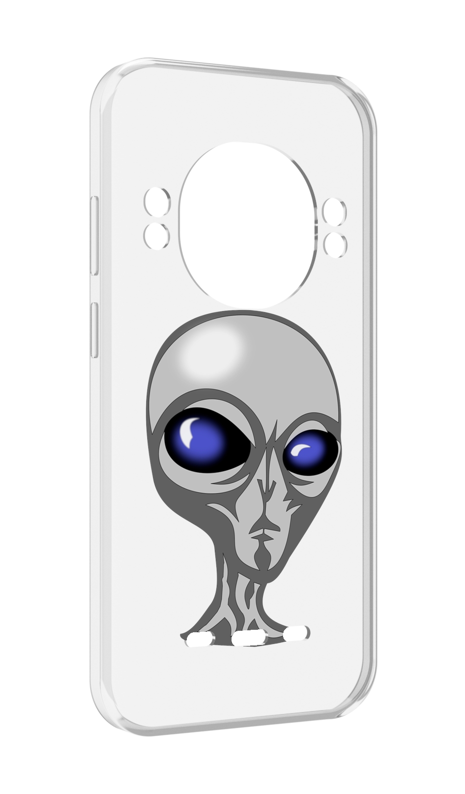 

Чехол MyPads инопланетянин для UleFone Power Armor 16 Pro, Прозрачный, Tocco