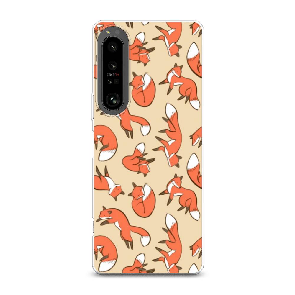 

Чехол Awog на Sony Xperia 1 IV "Лисички фон", Разноцветный, 55150-3