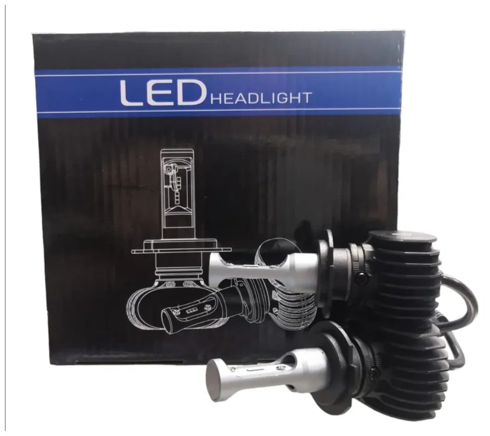 

Светодиодные лампы Led S1 H27 6500k, 4000 lm, 25w, 9-32V, комплект 2 шт.