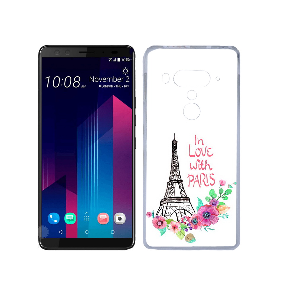 

Чехол MyPads Tocco для HTC U12+ любимый париж, Прозрачный, Tocco