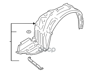 SUBARU Подкpылок пpавый G33 59110FJ040