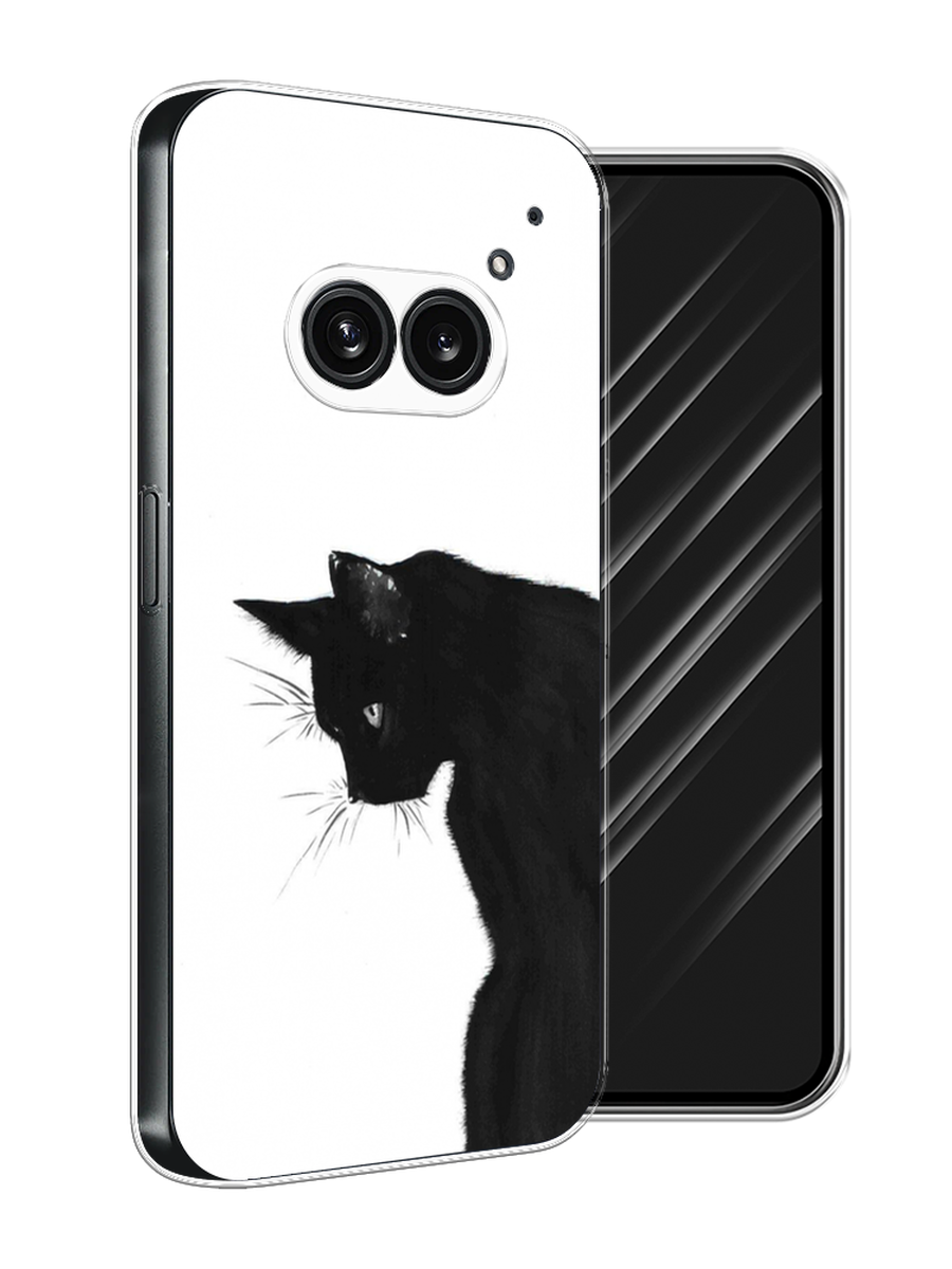 

Чехол Awog на Nothing Phone 2a "Black cat", Черный;белый, 3300350-1