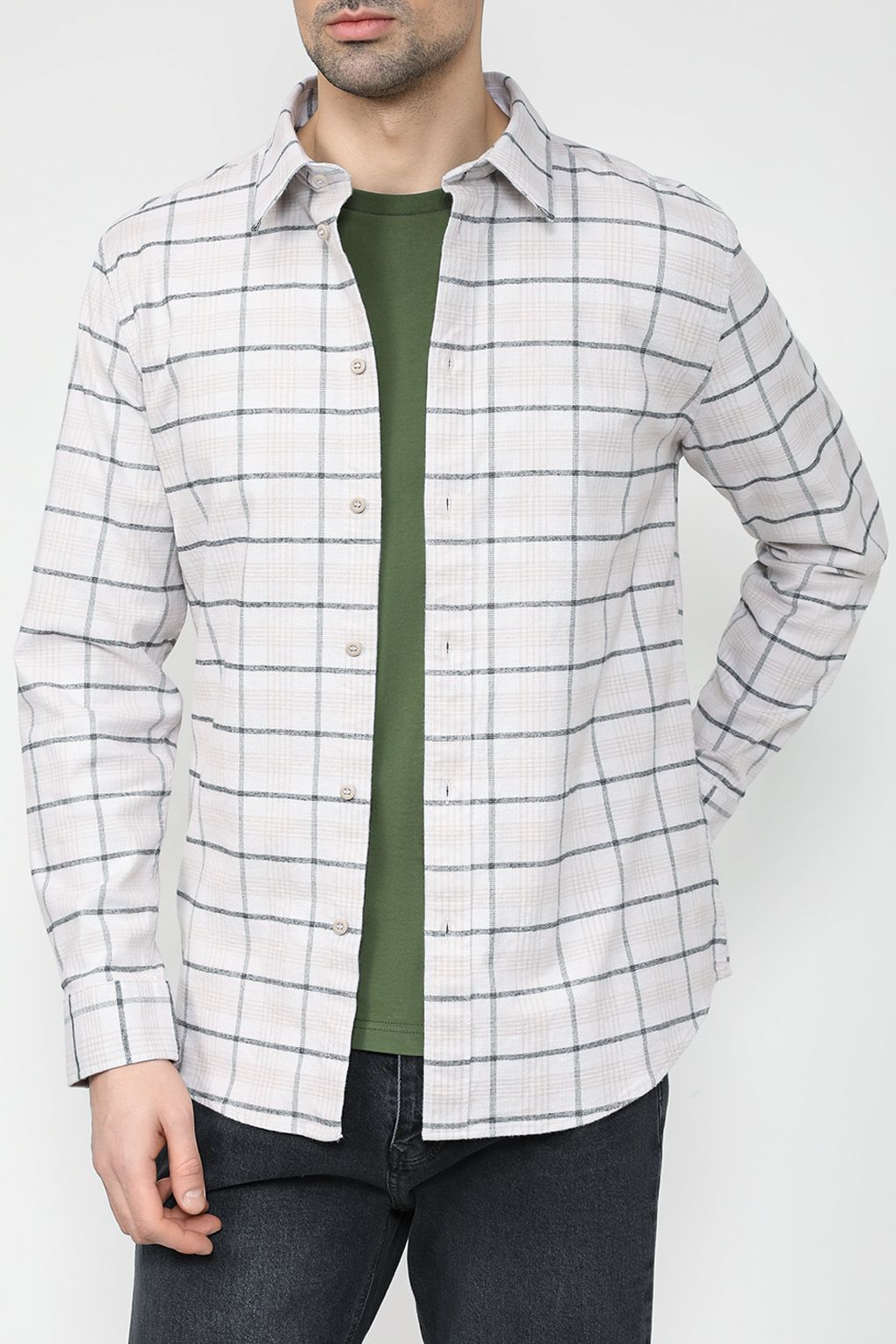 

Рубашка мужская Esprit Casual 093EO2F305 белая L, Белый, 093EO2F305