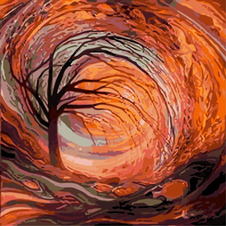 

Картина по номерам Живопись по Номерам Дерево, 40x40, Дерево