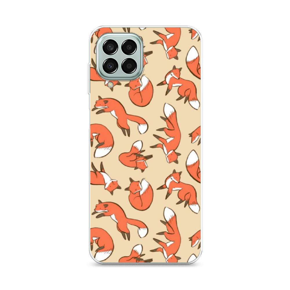 

Чехол Awog на Samsung Galaxy M33 / Самсунг M33 "Лисички фон", Разноцветный, 2105650-3