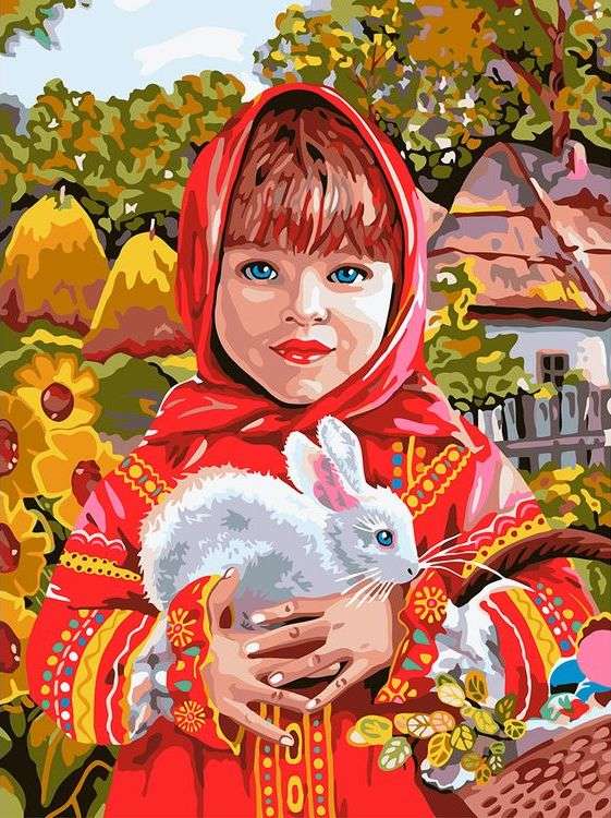 

Картина по номерам Фрея Русская красавица, 30x40, Фрея Русская красавица