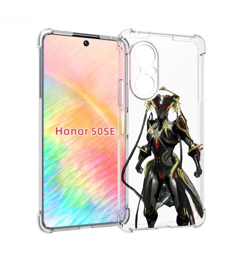 

Чехол бампер MyPads warframe для Honor 50 SE противоударный, Прозрачный, Tocco