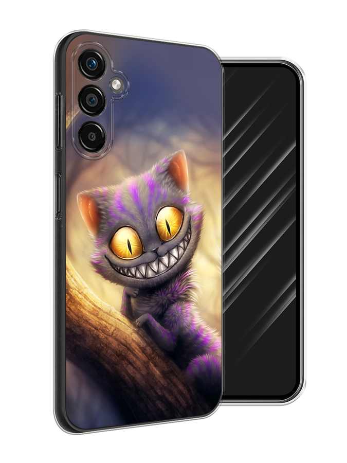 

Чехол Awog на Samsung Galaxy A25 5G "Cheshire Cat", Фиолетовый;желтый, 2108550-1