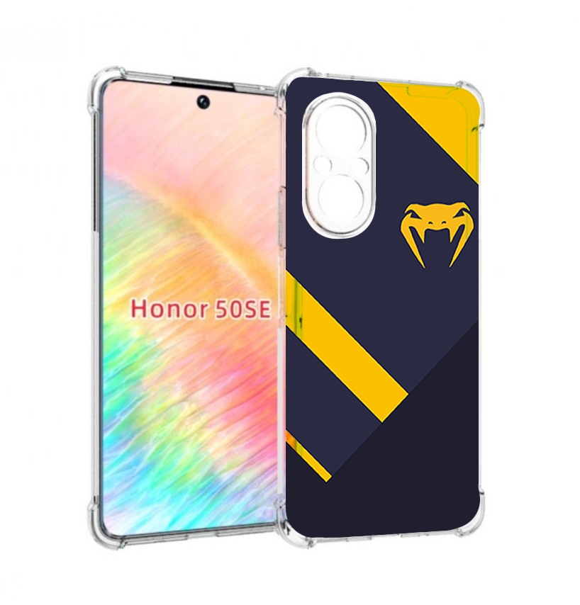 

Чехол бампер MyPads venum мужской для Honor 50 SE противоударный, Прозрачный, Tocco