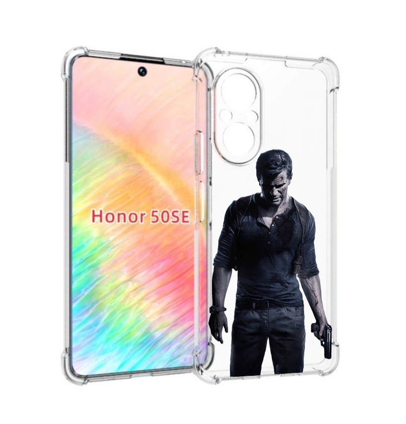 Чехол бампер MyPads uncharted-4 для Honor 50 SE противоударный