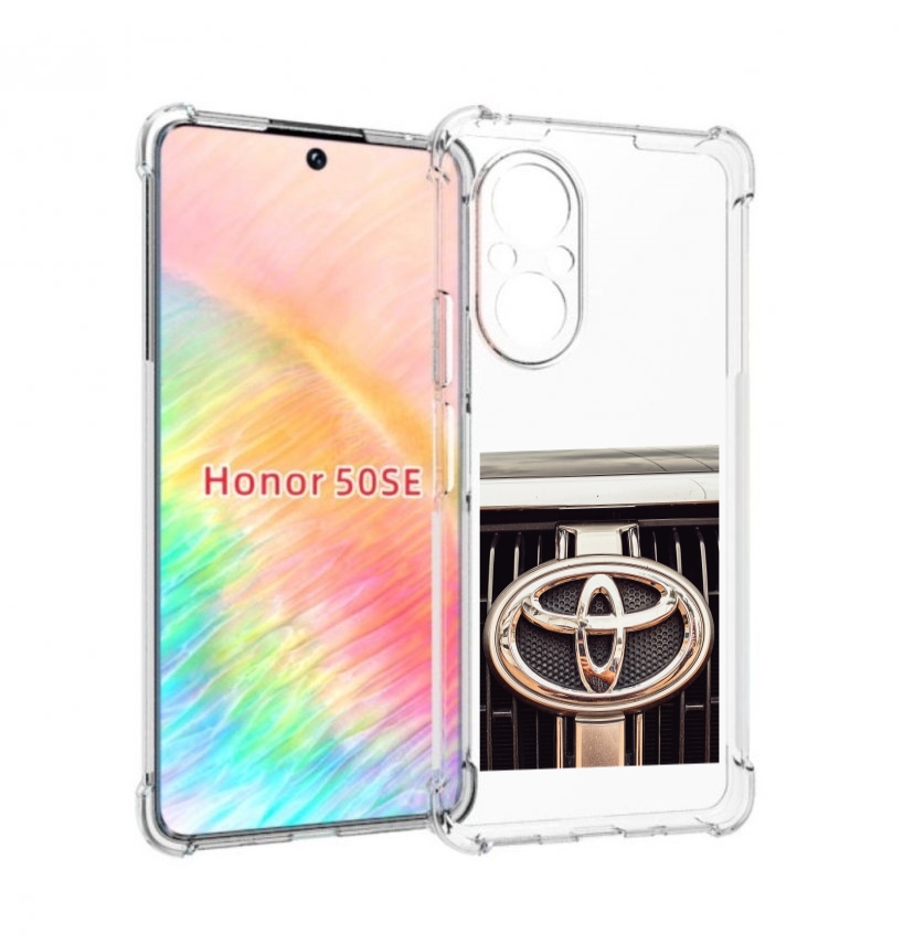 Чехол бампер MyPads toyota тои?ота 3 для Honor 50 SE противоударный