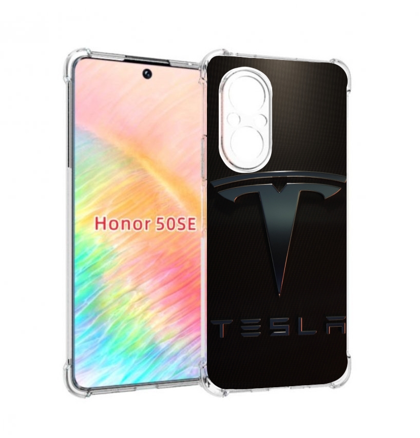 

Чехол бампер MyPads tesla тесла 3 для Honor 50 SE противоударный, Прозрачный, Tocco