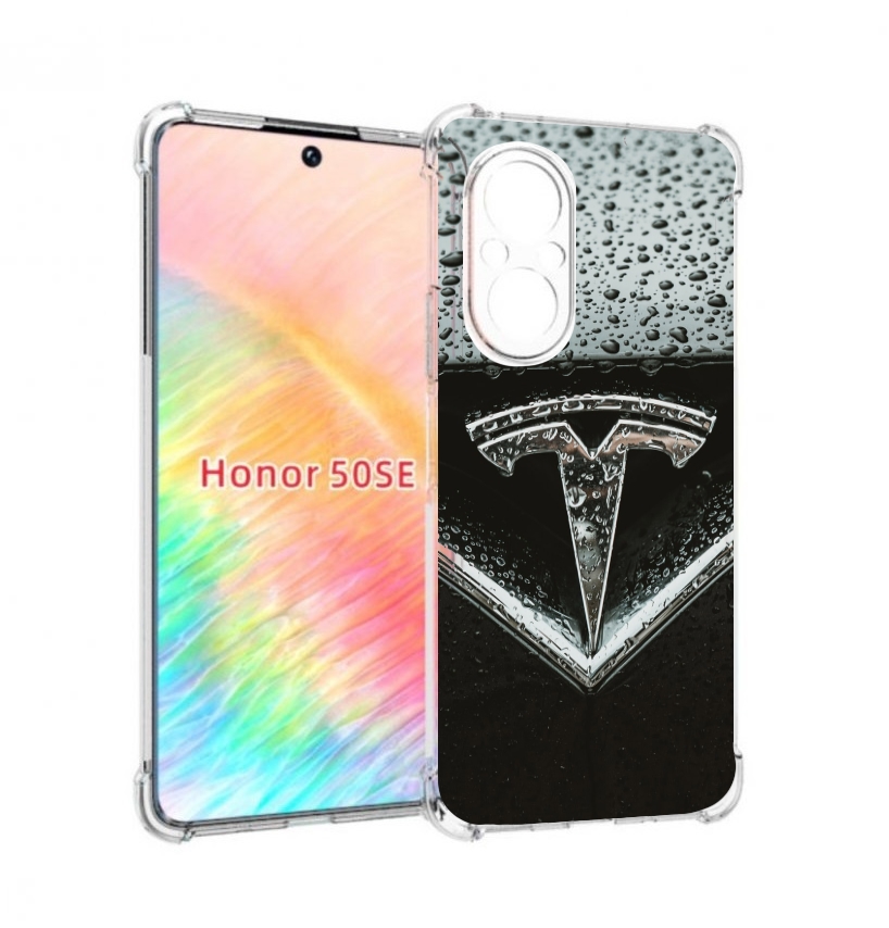 

Чехол бампер MyPads tesla тесла 1 для Honor 50 SE противоударный, Прозрачный, Tocco