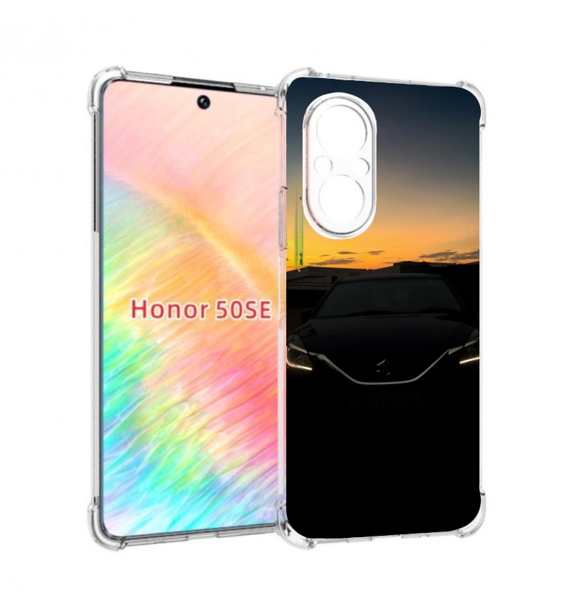 

Чехол бампер MyPads suzuki 2 сузуки мужской для Honor 50 SE прот, Прозрачный, Tocco