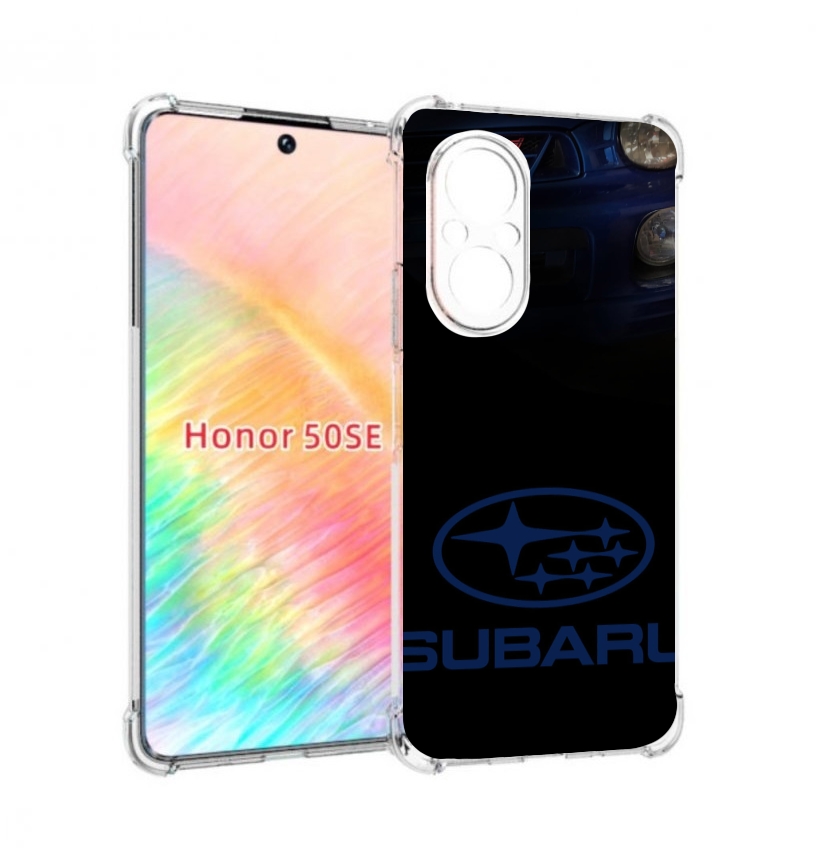 

Чехол бампер MyPads subaru субару 3 для Honor 50 SE противоударный, Прозрачный, Tocco