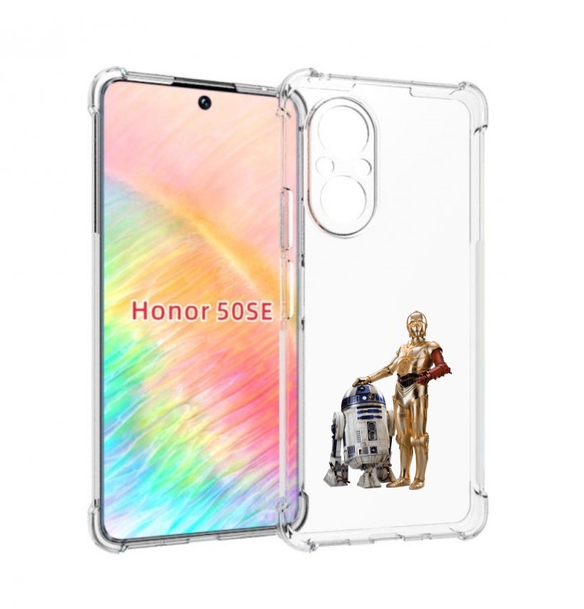 

Чехол бампер MyPads starwars-звездные-воины для Honor 50 SE про, Прозрачный, Tocco