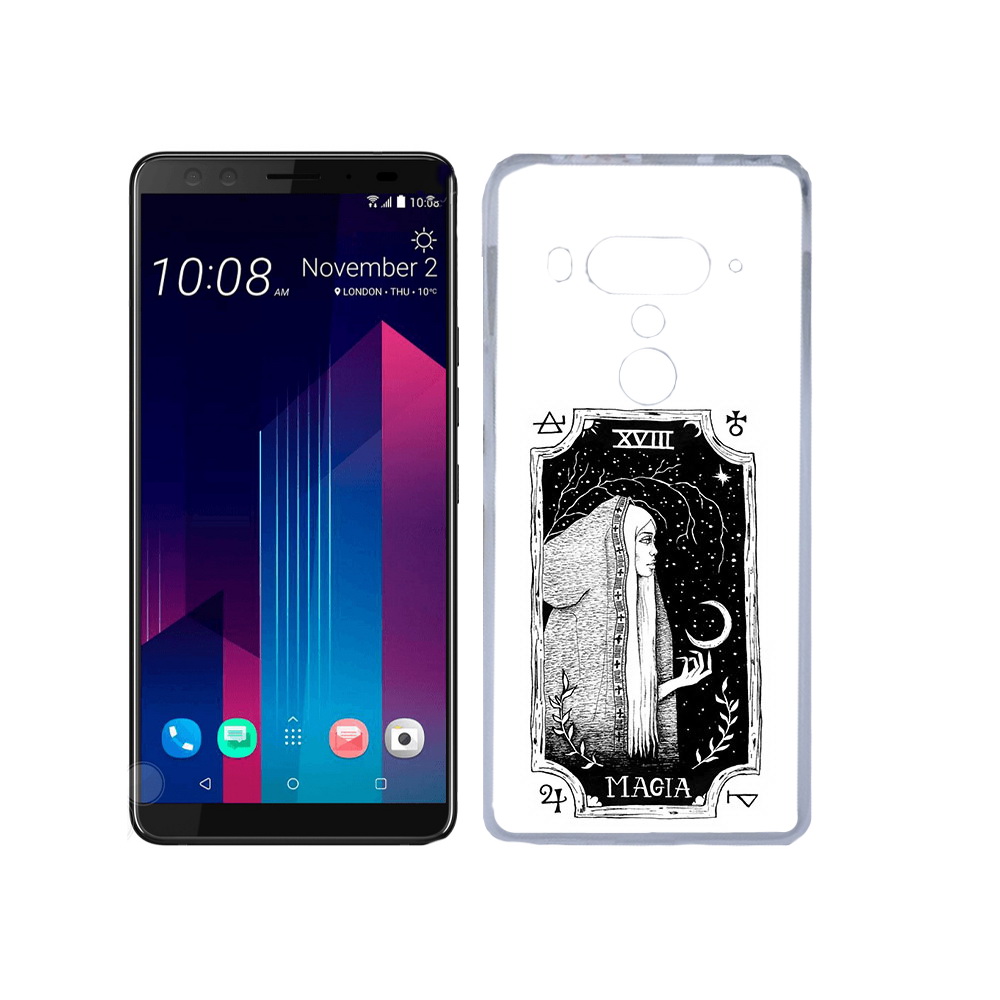 

Чехол MyPads Tocco для HTC U12+ лунная магия, Прозрачный, Tocco