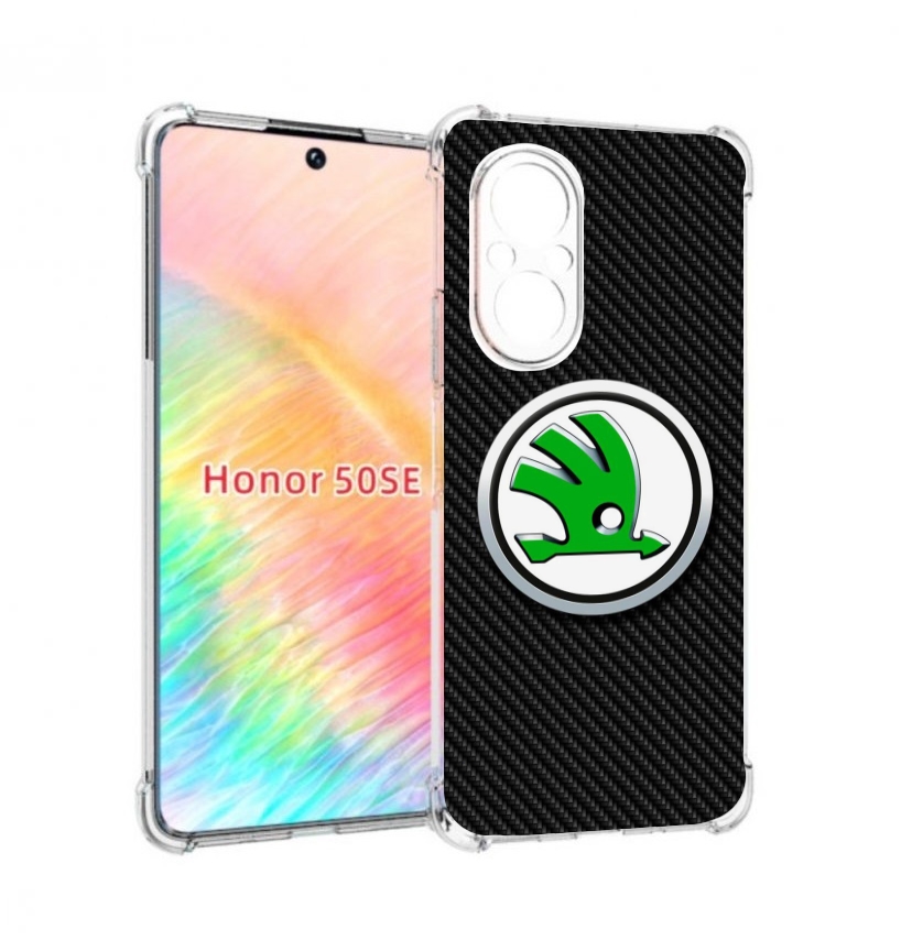 

Чехол бампер MyPads skoda шкода 2 для Honor 50 SE противоударный, Прозрачный, Tocco