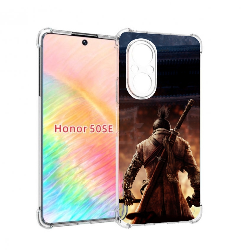 

Чехол бампер MyPads sekiro для Honor 50 SE противоударный, Прозрачный, Tocco