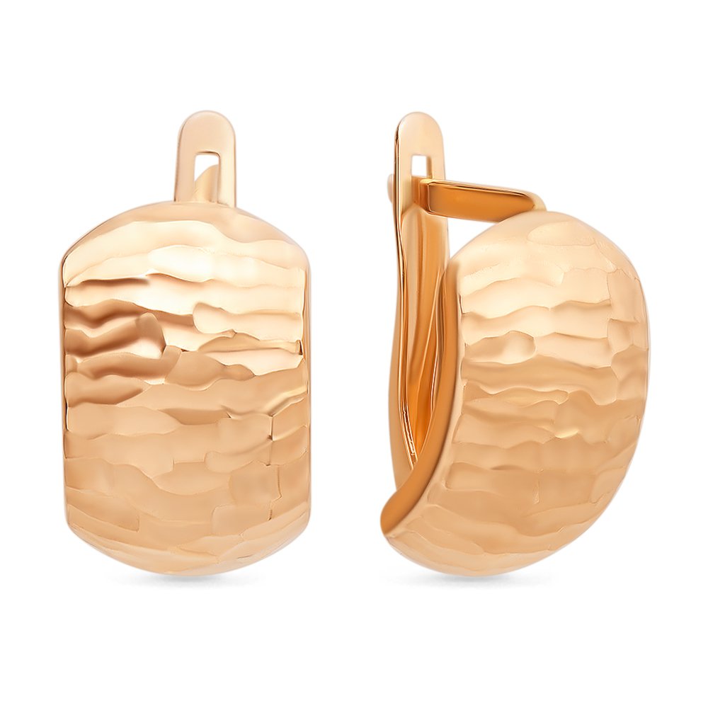 

Серьги из красного золота без вставки 585Gold 402003453, 402003453