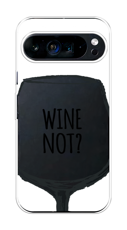 

Чехол на Google Pixel 9 Pro XL "Wine not white", Белый, 272150-1