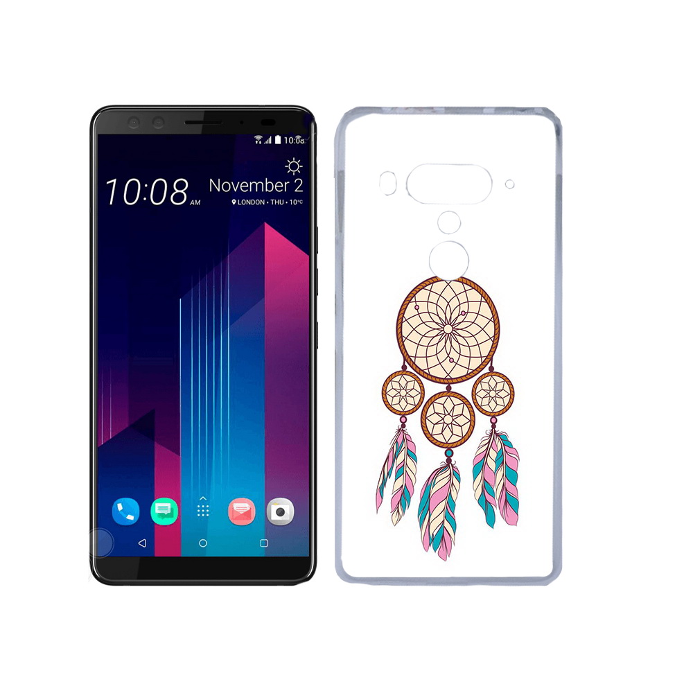 Чехол MyPads Tocco для HTC U12+ ловец снов бежевый