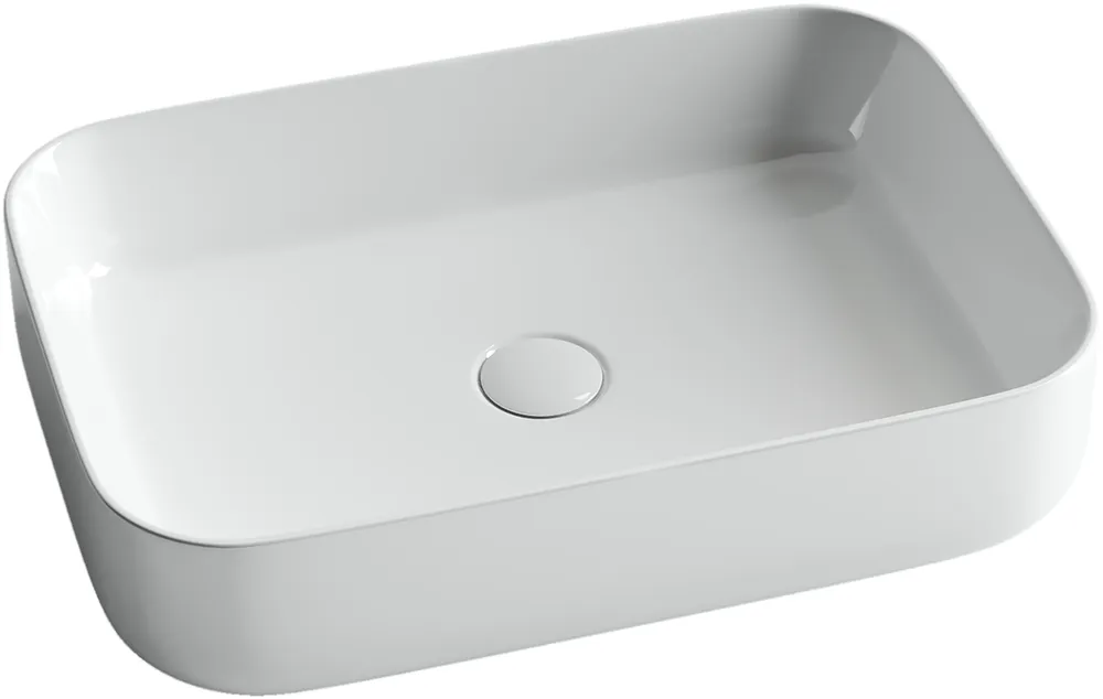 

Накладная раковина Ceramicanova Element CN5004 прямоугольная 60 см, Белый