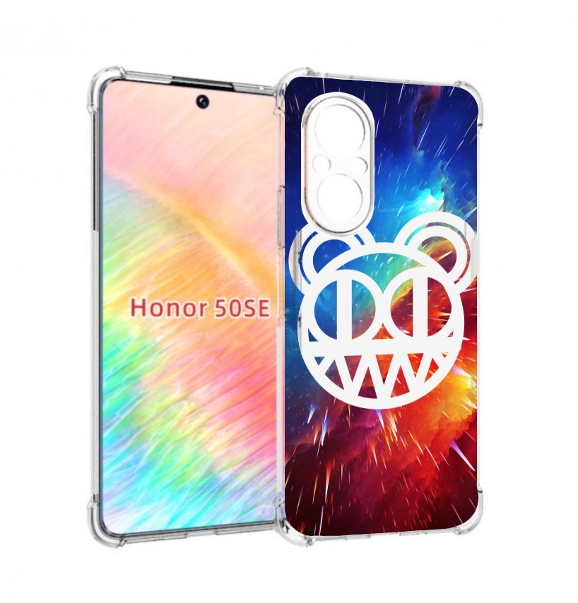 

Чехол бампер MyPads radiohead cosmos для Honor 50 SE противоударный, Прозрачный, Tocco
