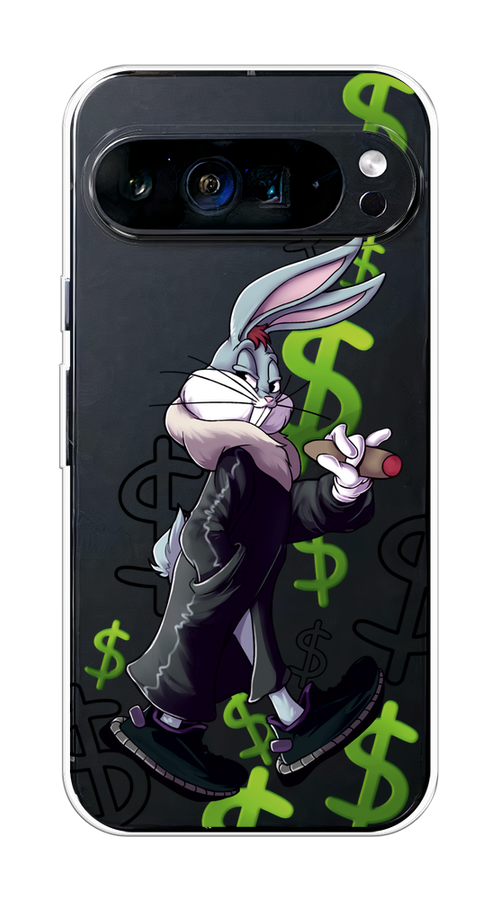 

Чехол на Google Pixel 9 Pro XL "Rich Bugs Bunny", Зеленый;черный;голубой, 272150-1