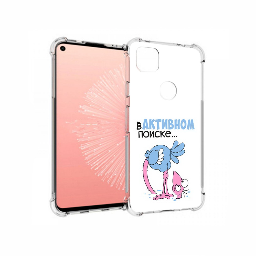 

Чехол MyPads Tocco для Google Pixel 4A в активном поиске, Прозрачный, Tocco