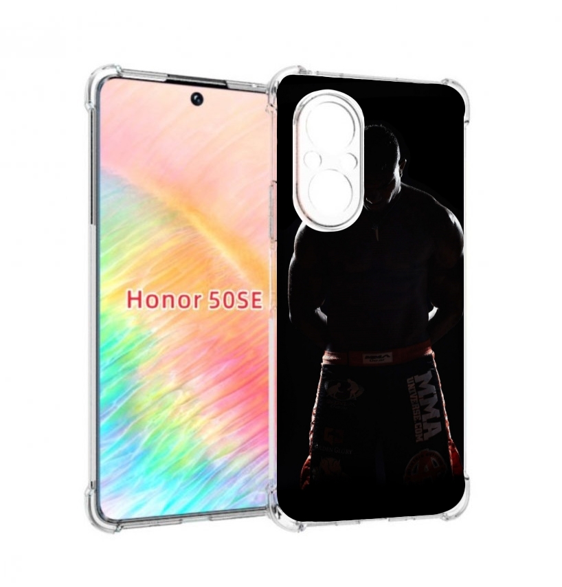 

Чехол бампер MyPads mma единоборства для Honor 50 SE противоударный, Прозрачный, Tocco