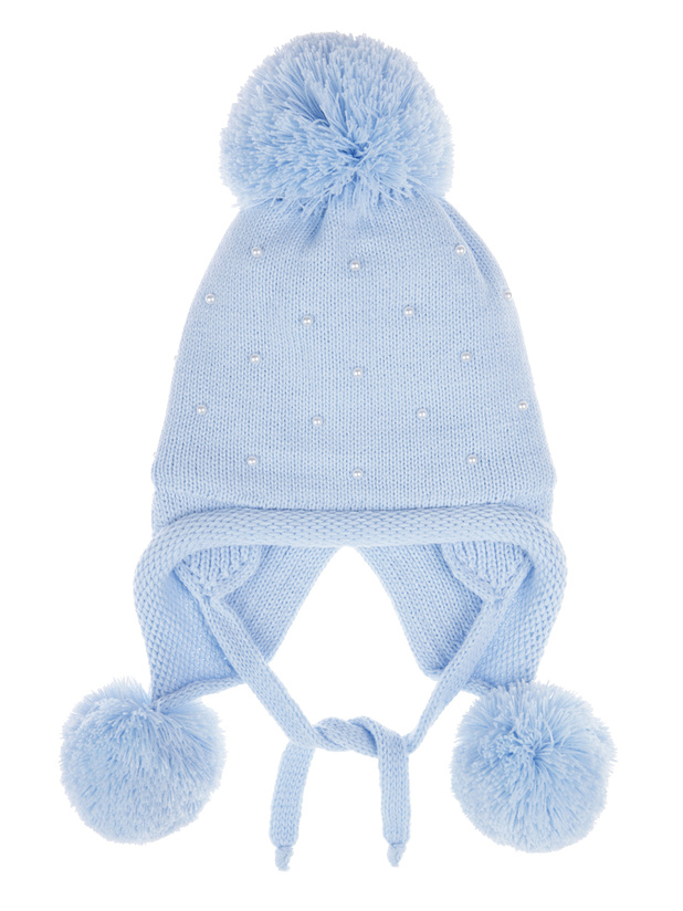 

Шапка детская PlayToday 32222263, голубой, р. 52, 32222263