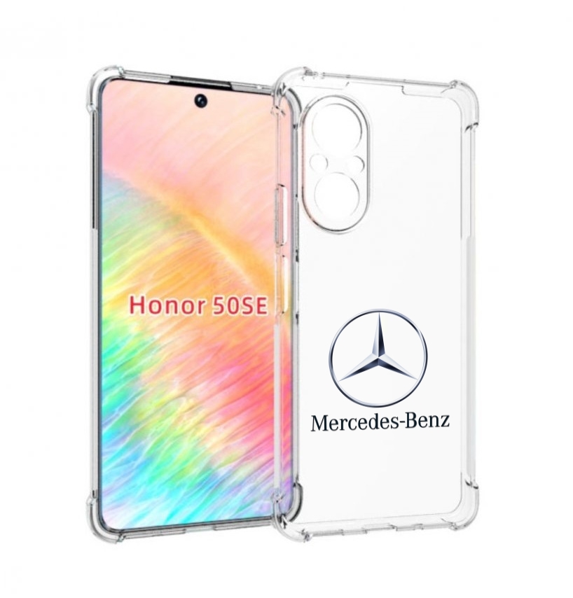 

Чехол бампер MyPads mercedes-7 мужской для Honor 50 SE противоуд, Прозрачный, Tocco