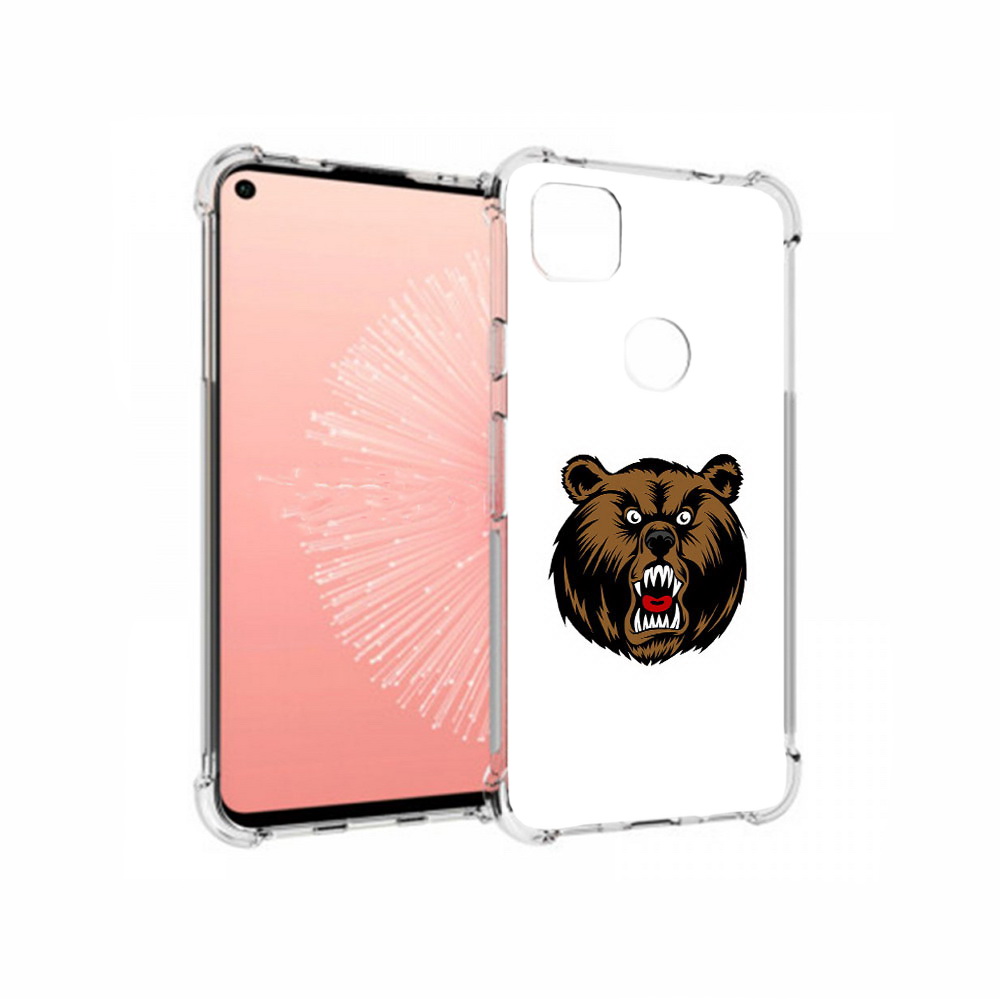 

Чехол MyPads Tocco для Google Pixel 4A бурый, Прозрачный, Tocco