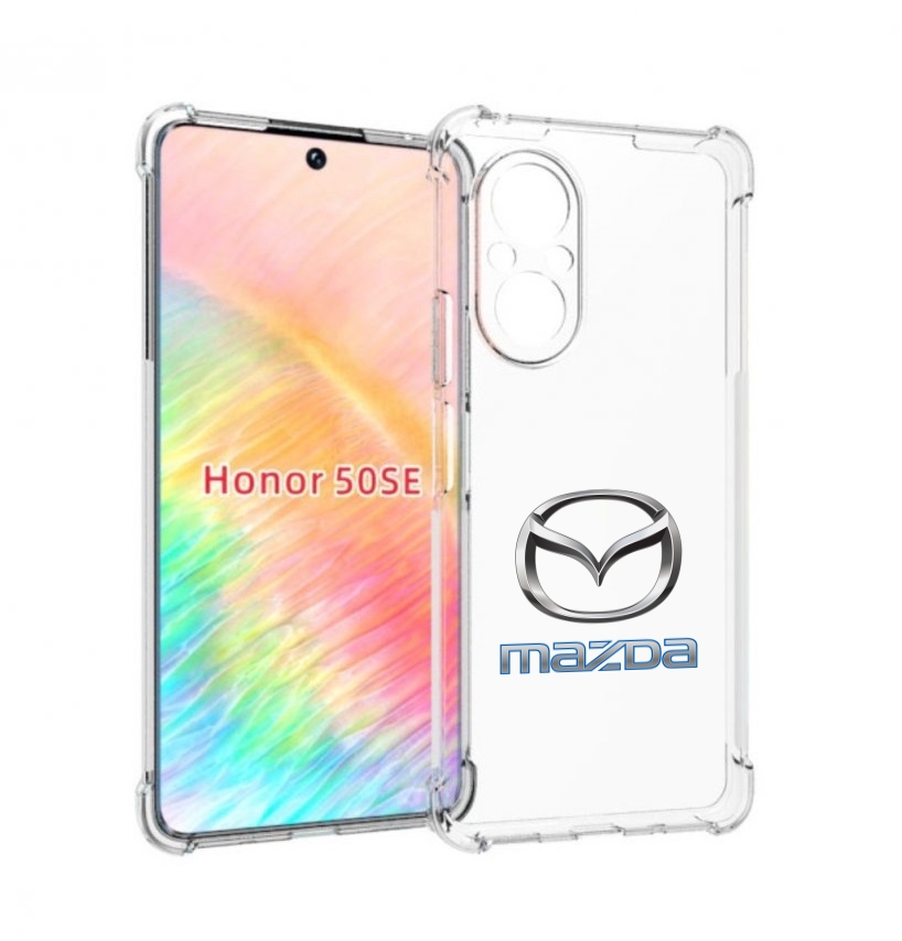 

Чехол бампер MyPads mazda-мазда-4 мужской для Honor 50 SE против, Прозрачный, Tocco