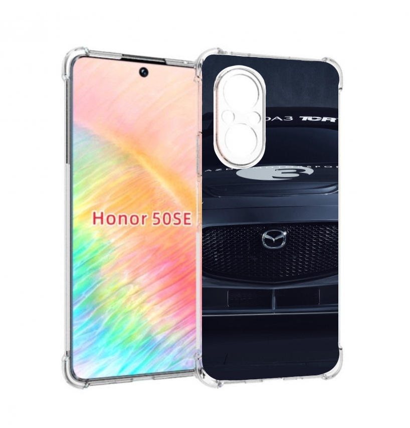 Чехол бампер MyPads mazda мазда 3 для Honor 50 SE противоударный